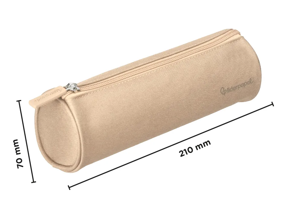 Fourre-tout liderpapel rond 21x7cm coloris beige