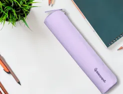 Fourre-tout liderpapel rond mince 22x4,5cm coloris lilas