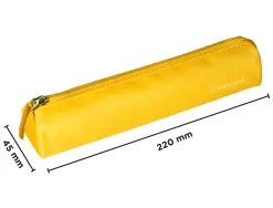 Fourre-tout liderpapel rond mince 22x4,5cm coloris jaune