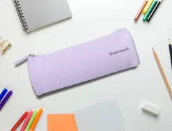 Fourre-tout liderpapel rond 21x7cm coloris lilas