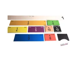 Fractions wissner atelier bandes de fractions magnetiques 51 pieces 100x90 cm