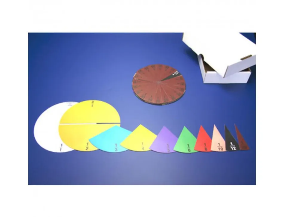 Fractions wissner cercles fractions magnetiques set de 10 marquage couleur 71 pieces