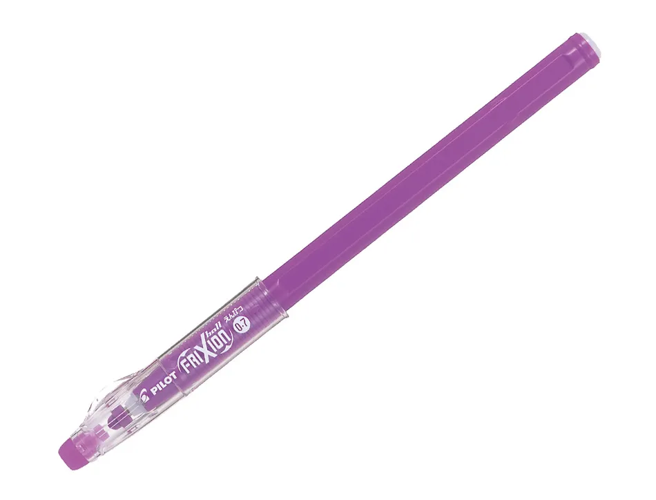 Frixion ball stick roller encre gel mauve 0.7 mm