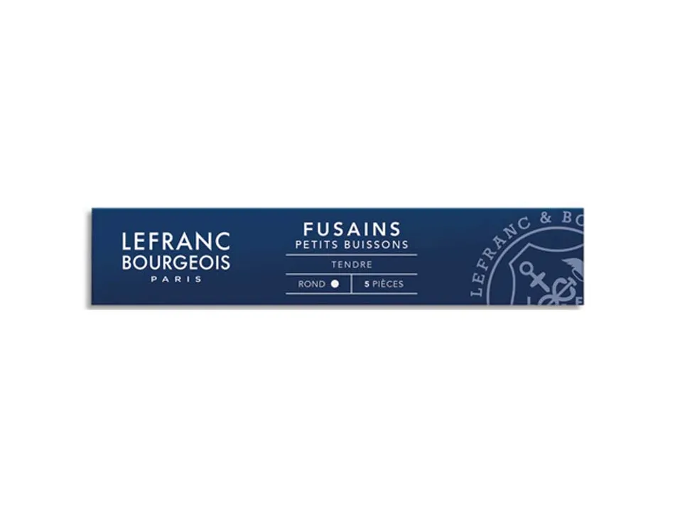 Fusain lefranc bourgeois rond mi-dur étui 5 unités