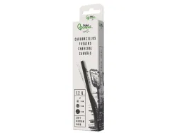 Fusains pour dessin liderpapel set de 12 unites diametres assortis