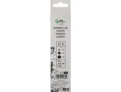 Fusains pour dessin liderpapel set de 12 unites diametres assortis