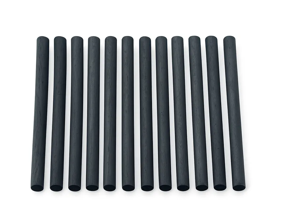 Fusains pour dessin liderpapel set de 12 unites diametres assortis