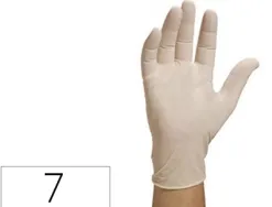 Gant à usage unique jetable non poudré taille m 7/8 lot de 100un