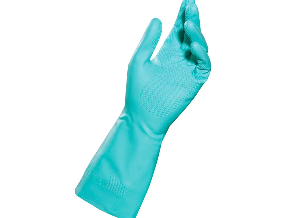 Gant hypoallergenique ultranitril 454 taille 6 coloris turquoise la paire