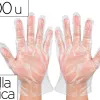 Gants en plastique jetables taille unique boite 100 un