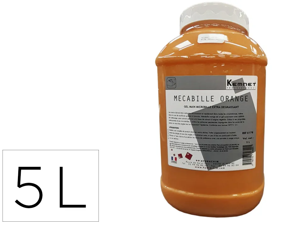 Gel coldis sans solvant pour les mains a base de micro-billes pot 5l