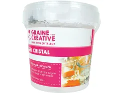 Gel cristal graine creative pour bougies incolore pot 800g