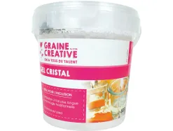Gel cristal graine creative pour bougies incolore pot 800g
