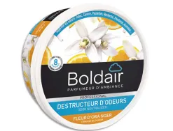 Gel destructeur d odeurs boldair fleur d oranger pot 300 g