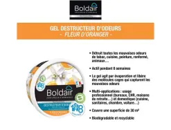 Gel destructeur d odeurs boldair fleur d oranger pot 300 g