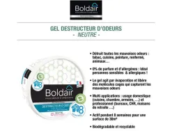 Gel destructeur d odeurs boldair sans parfum neutre pot de 300 g