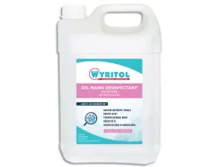 Gel hydro-alcoolique wyritol mains sans parfum sans colorant bidon 5 l