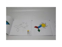 Geomosaic wissner fiches bonhommes avion bateau etc 21x21 cm 25 fiches