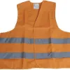 Gilet de securite viso 2 bandes reflechissantes coloris orange
