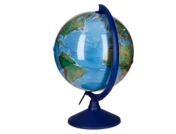 Globe terrestre antartik lumineux carte physique et politique effaçable diametre 30 cm