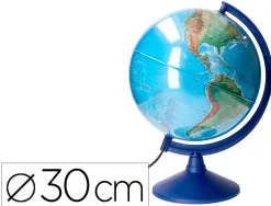 Globe terrestre antartik lumineux carte physique et politique effaçable diametre 30 cm