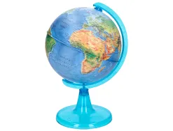 Globe terrestre liderpapel carte physique fr diametre 15 cm