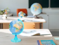 Globe terrestre liderpapel carte physique fr diametre 15 cm