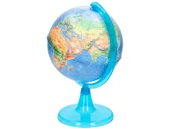 Globe terrestre liderpapel carte physique fr diametre 15 cm