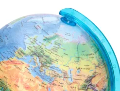 Globe terrestre liderpapel carte physique fr diametre 15 cm
