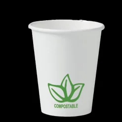 Gobelet en carton coldis biodegradable compostable de contenance 25cl paquet de 50