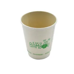 Gobelet t bambou 18cl sachet 50 unites
