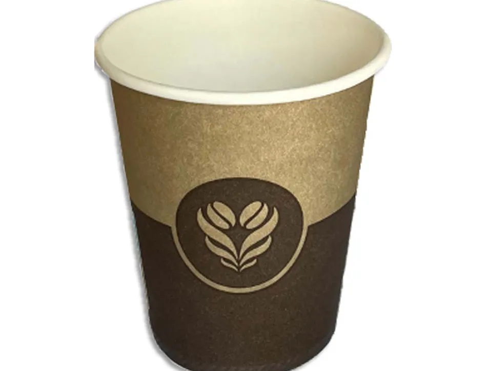 Gobelets carton barista format 15 cl / 6 oz sachet 100 unités