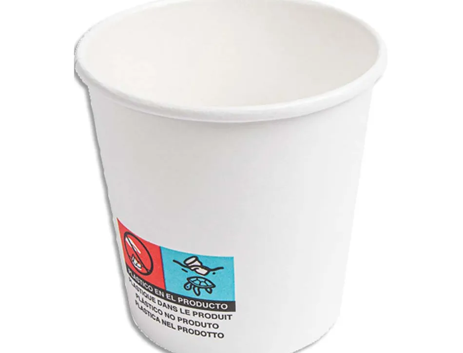 Gobelets carton blancs 10 cl colis 3000