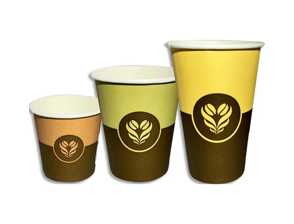 Gobelets en carton decor barista format 10 cl 4 oz 50 unites