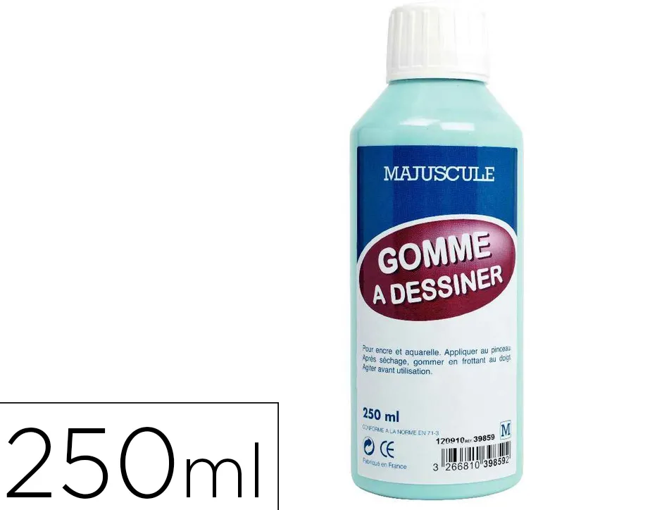 Gomme a dessiner o'color liquide flacon 250ml