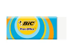 Gomme bic plast-office plastique graphite tous calques papiers fourreau protection carton