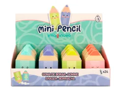 Gomme imaginovo erase it crayons coloris assortis