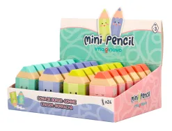 Gomme imaginovo erase it crayons coloris assortis