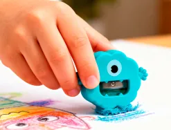 Gomme imaginovo erase it monstre avec taille crayon coloris assortis