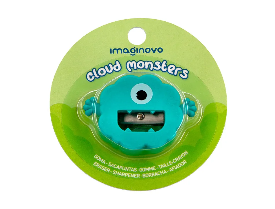 Gomme imaginovo erase it monstre avec taille crayon coloris assortis