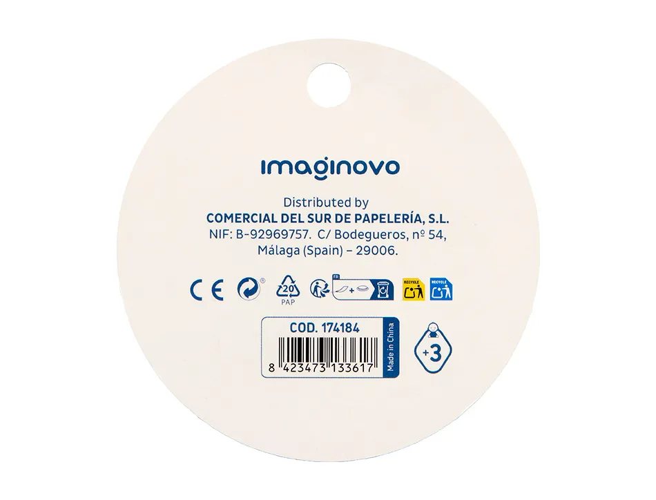 Gomme imaginovo erase it monstre avec taille crayon coloris assortis