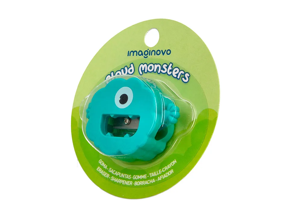 Gomme imaginovo erase it monstre avec taille crayon coloris assortis
