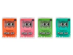 Gomme imaginovo erase it console avec taille crayon coloris assortis