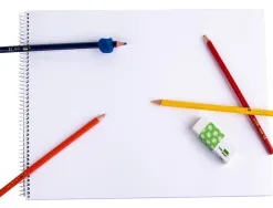 Gomme liderpapel 12x20x40mm blanche efface crayon graphite coloris blanc
