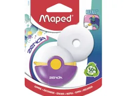 Gomme maped zenoa ronde rechargeable etui protection