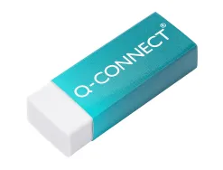 Gomme q-connect économique 60x22x11mm plastique tous usages crayons mines graphite