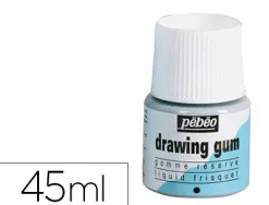 Gomme réserve pébéo drawing gum pelliculable flacon 45ml