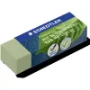 Gomme staedtler sans latex 65x23x13mm compose a 56% de materiaux naturels et renouvelables coloris vert