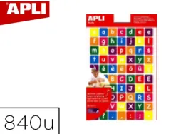 Gommette apli agipa repositionnable carrée alphabet coloris assortis pochette 12f 840 unités