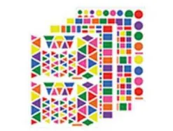 Gommette apli echenillees couleurs et formes assorties 6900 unites